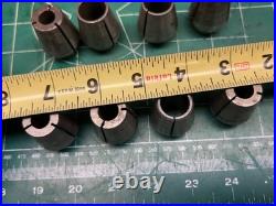 MACHINIST HmDrcB TOOL LATHE MILL Machinist Lot of Quick Switch Collets C MACHINIST HmDrcB TOOL LATHE MILL Machinist Lot of Quick Switch Collets C