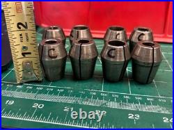 MACHINIST HmDrcB TOOL LATHE MILL Machinist Lot of Quick Switch Collets C