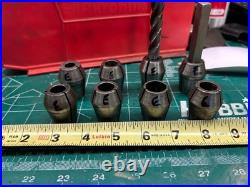MACHINIST HmDrcB TOOL LATHE MILL Machinist Lot of Quick Switch Collets E