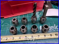 MACHINIST HmDrcB TOOL LATHE MILL Machinist Lot of Quick Switch Collets E