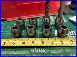 MACHINIST HmDrcB TOOL LATHE MILL Machinist Lot of Quick Switch Collets E
