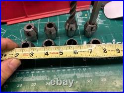 MACHINIST HmDrcB TOOL LATHE MILL Machinist Lot of Quick Switch Collets E