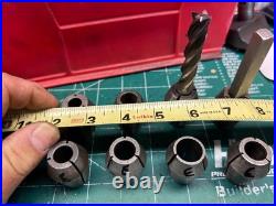MACHINIST HmDrcB TOOL LATHE MILL Machinist Lot of Quick Switch Collets E