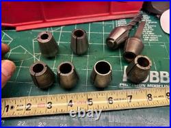 MACHINIST HmDrcB TOOL LATHE MILL Machinist Lot of Quick Switch Collets E