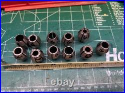 MACHINIST HmDrcB TOOL LATHE MILL Machinist Lot of Quick Switch Collets G