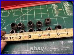 MACHINIST HmDrcB TOOL LATHE MILL Machinist Lot of Quick Switch Collets G