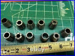 MACHINIST HmDrcB TOOL LATHE MILL Machinist Lot of Quick Switch Collets G