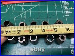 MACHINIST HmDrcB TOOL LATHE MILL Machinist Lot of Quick Switch Collets G