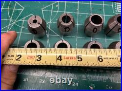 MACHINIST HmDrcB TOOL LATHE MILL Machinist Lot of Quick Switch Collets d