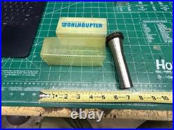 MACHINIST HmDrc TOOL LATHE MILL Unused Wohlhaupter R8 Shank Adapter