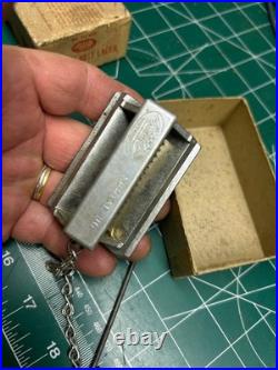 MACHINIST HmGdBx LATHE Machinist No 101 Vise Clipper Belt Lacer in Box