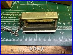 MACHINIST HmGdBx LATHE Machinist No 101 Vise Clipper Belt Lacer in Box