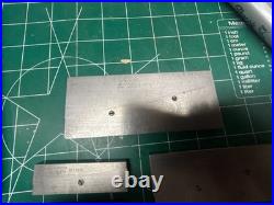 MACHINIST HmGdbX TOOLS LATHE MILL Starrett Set of Adjustable Parallel Blocks