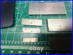 MACHINIST HmGdbX TOOLS LATHE MILL Starrett Set of Adjustable Parallel Blocks