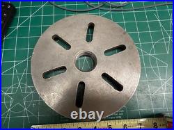 MACHINIST HmGdcB TOOL LATHE MILL Heavy 7 1/2 Lathe Face Plate 1 1/2 8 TPI