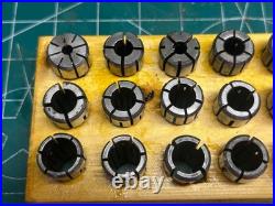 MACHINIST HmKnycB LATHE MILL Machinist Set of Quick Switch Collets in Holder