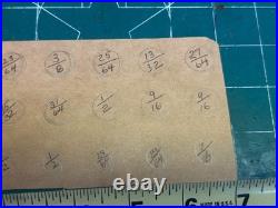 MACHINIST HmKnycB LATHE MILL Machinist Set of Quick Switch Collets in Holder