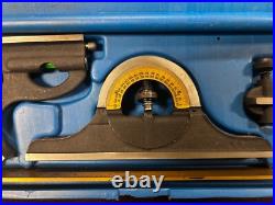 MACHINIST JwCb LATHE TOOL MILL Machinist Combination Ruler Square Gage Set USA