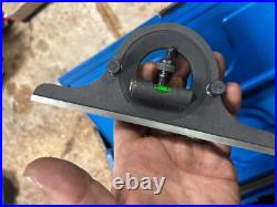 MACHINIST JwCb LATHE TOOL MILL Machinist Combination Ruler Square Gage Set USA