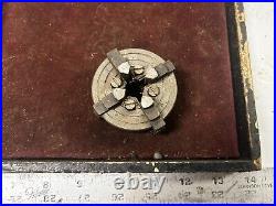 MACHINIST KnyBx LATHE MILL Machinist 2 1/4 Jewelers Lathe 4 Jaw Chuck MACHINIST KnyBx LATHE MILL Machinist 2 1/4 Jewelers Lathe 4 Jaw Chuck