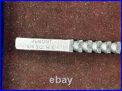 MACHINIST KnyBx LATHE TOOL MILL Machinist Dumont 1/4 Square Broach Tool