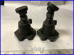 MACHINIST LATHE MILL 2 Armstrong No 2 Screw Jacks Set Up Fixtures ShX GenRc
