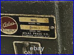 MACHINIST LATHE MILL Atlas Bench Top Milling Mill Machine