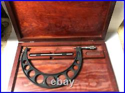 MACHINIST LATHE MILL Brown & Sharpe 8 to 9 Micrometer Gage OfC E