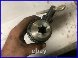 MACHINIST LATHE MILL Jacobs Ball Bearing Drill Chuck &Tapping Attachment JwCb