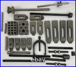 MACHINIST LATHE MILL Lot Precision Ground PARALLEL BLOCKS V Block Clamp + More