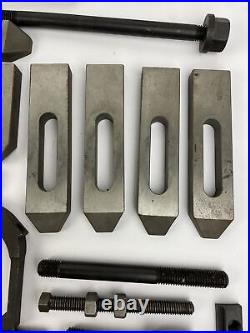 MACHINIST LATHE MILL Lot Precision Ground PARALLEL BLOCKS V Block Clamp + More