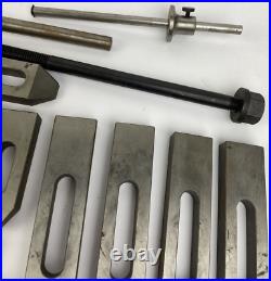 MACHINIST LATHE MILL Lot Precision Ground PARALLEL BLOCKS V Block Clamp + More