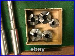 MACHINIST LATHE MILL Lot of Spot Facer Counter Bore End Mill Cutters A DrL