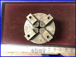 MACHINIST LATHE MILL Machinist 4 4 Jaw Lathe Chuck 2 3/8 Center DsK PN MACHINIST LATHE MILL Machinist 4 4 Jaw Lathe Chuck 2 3/8 Center DsK PN