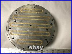 MACHINIST LATHE MILL Machinist 8 Round Magnetic Chuck Fixture Plate Block DrWy