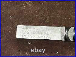 MACHINIST. LATHE MILL Machinist Dumont 1/2 Square Broach Tool ShM MACHINIST. LATHE MILL Machinist Dumont 1/2 Square Broach Tool ShM