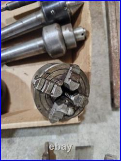 MACHINIST LATHE MILL Machinist Lot of Lathe Chuck Bodies & Parts 35 Total Pieces