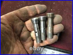 MACHINIST LATHE MILL Machinist Lot of Micro Jewelers Lathe Collets Mill DrZa