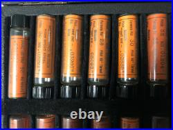 MACHINIST LATHE MILL Set of Van Keuren Measuring Wire Set in Case GrnCb