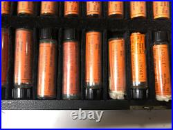 MACHINIST LATHE MILL Set of Van Keuren Measuring Wire Set in Case GrnCb