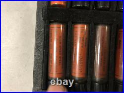 MACHINIST LATHE MILL Set of Van Keuren Measuring Wire Set in Case GrnCb