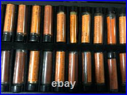 MACHINIST LATHE MILL Set of Van Keuren Measuring Wire Set in Case GrnCb