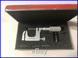 MACHINIST LATHE MILL Starrett Pin Anvil Micrometer Gage with Extra Anvils OkCb