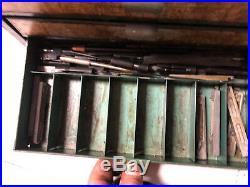 MACHINIST LATHE MILL Sunnen Stone Selection Cabinet with Contents