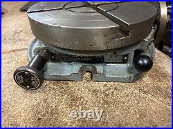 MACHINIST LATHE MILL Troyke U9 Horizontal / Verticle 9 Indexing Rotary Table