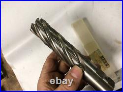 MACHINIST. LATHE MILL Unused Greenfield 1 1/4 Cobalt Roughing End Mill ShC