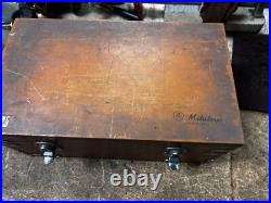 MACHINIST LATHE Partial Set Mitutoyo Rolling Digital Carbide Faces Micrometers