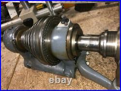 MACHINIST LATHE Schaublin Lathe Head Stock with V Belt & with Collet Closer