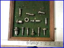 MACHINIST LATHE TOOLS MILL Lot of Misc Jewelers Lathe Parts Collets Etc ShK