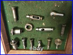 MACHINIST LATHE TOOLS MILL Lot of Misc Jewelers Lathe Parts Collets Etc ShK